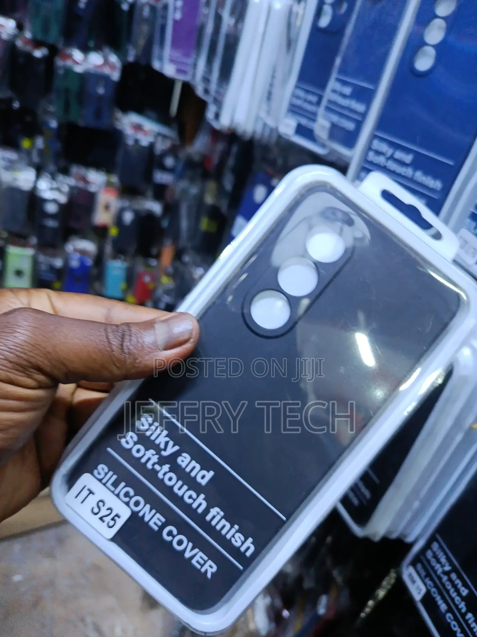 Soft Silicone Protective Cover Designed for the Itel S25 Smartphone.