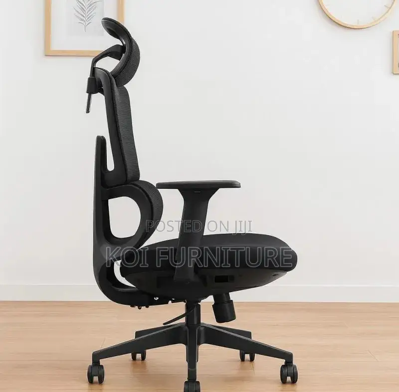 Office Chairs; High Backrest Office Orthopedic Seat in 3d