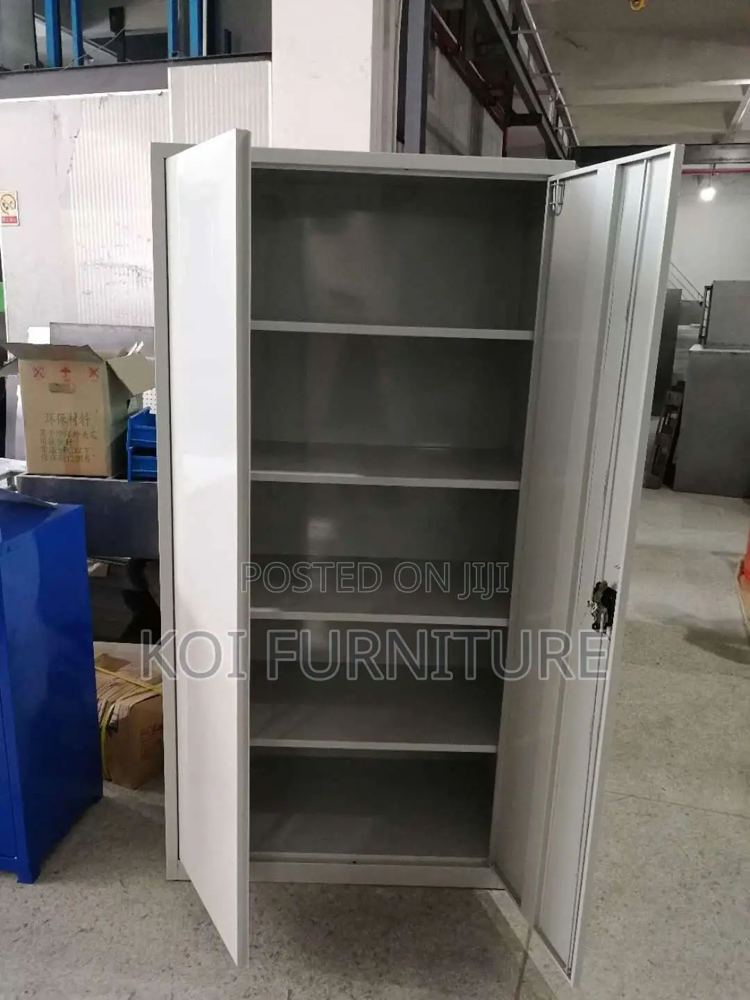 Office Cabinet; Metallic Easy Accessible Executive Two Doors Cabinet