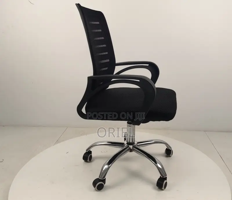 Office Mid-Back Chair : Office Swivel Adjustable Chair
