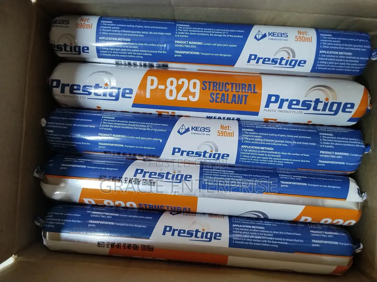 Prestige Engineer Fix Weather Neutral Silicone Sealant