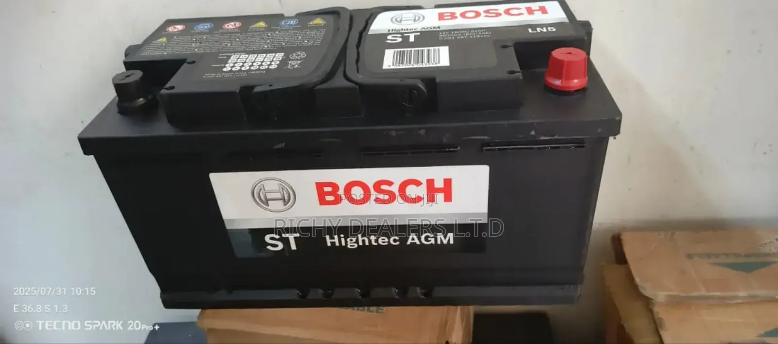 Bosch 12v 92ah Agm Car Battery