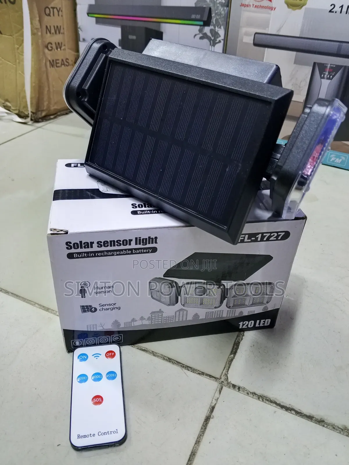 Solar Sensor Light Wall Light 120 Led