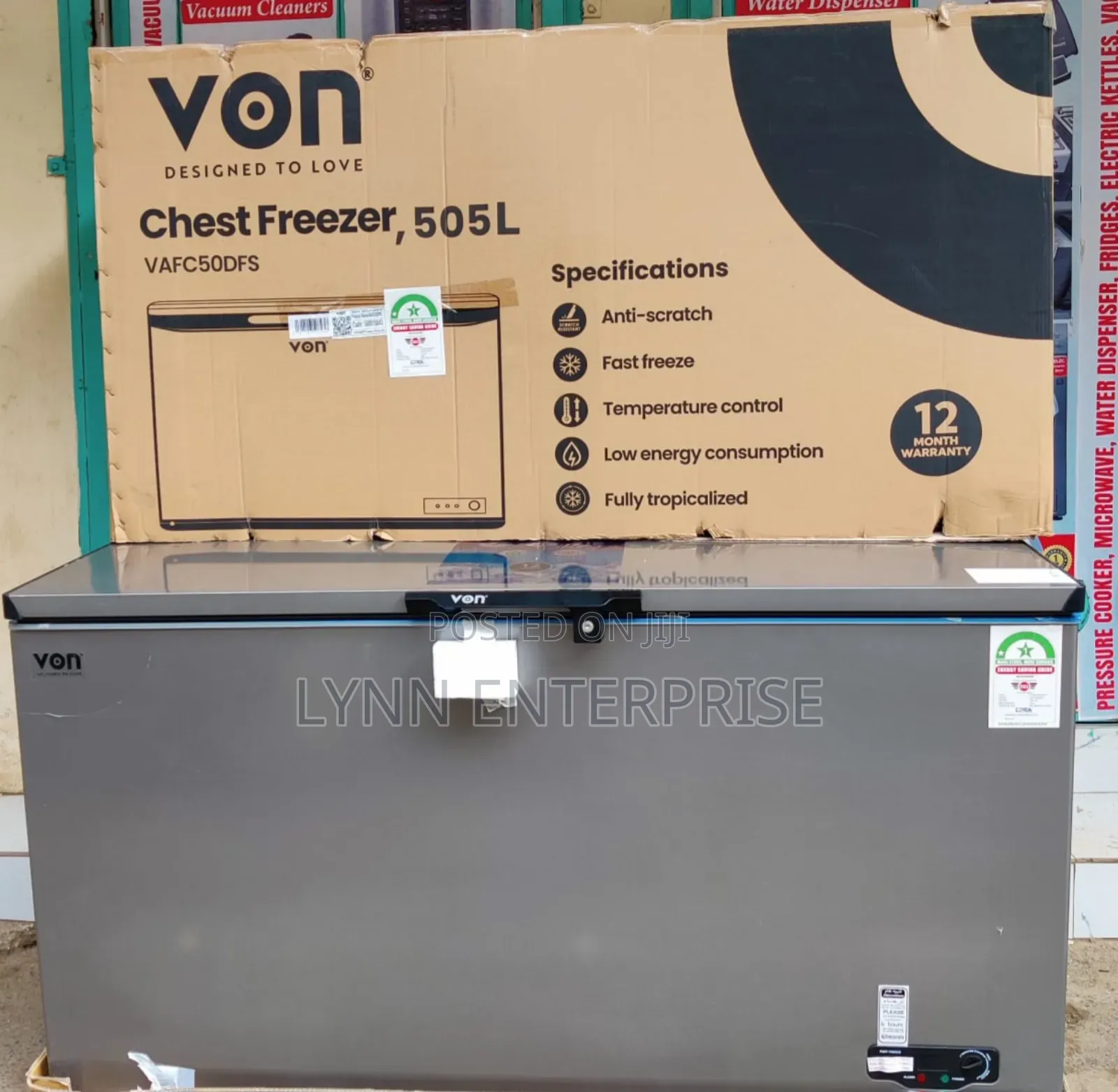 *Von Freezer 505 Litres
