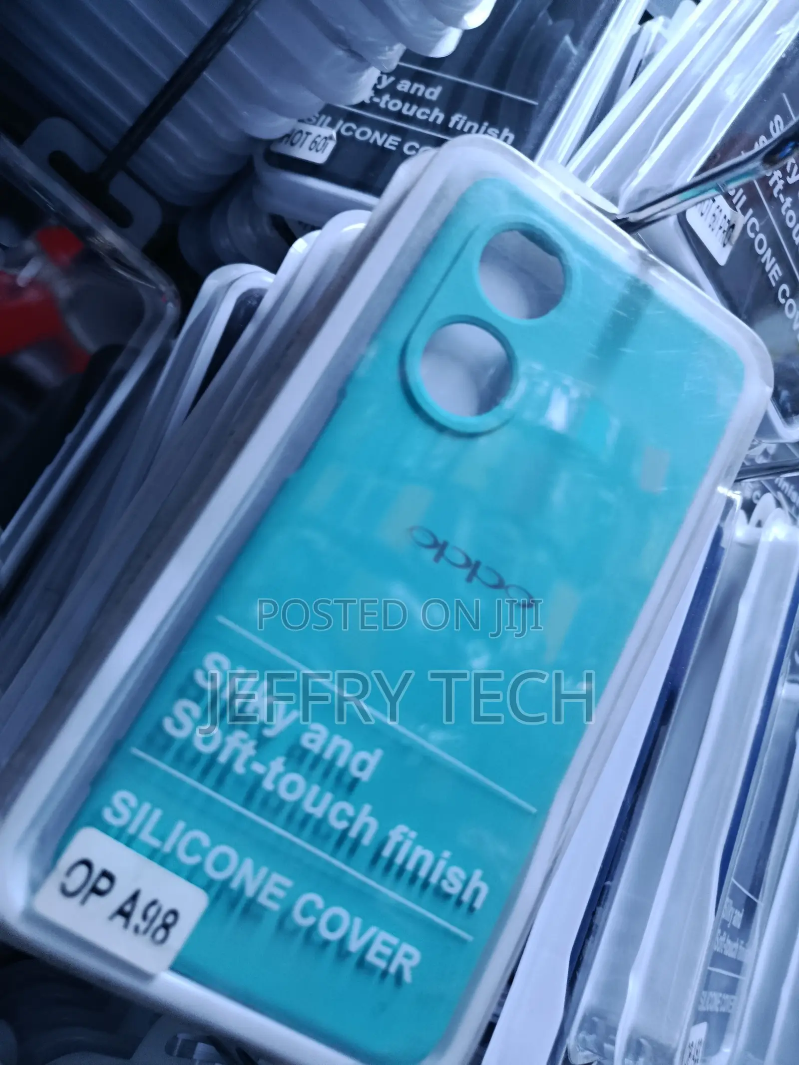 Lky and Soft-Touch Finish Silicone Phone Cover for the Oppo A98.