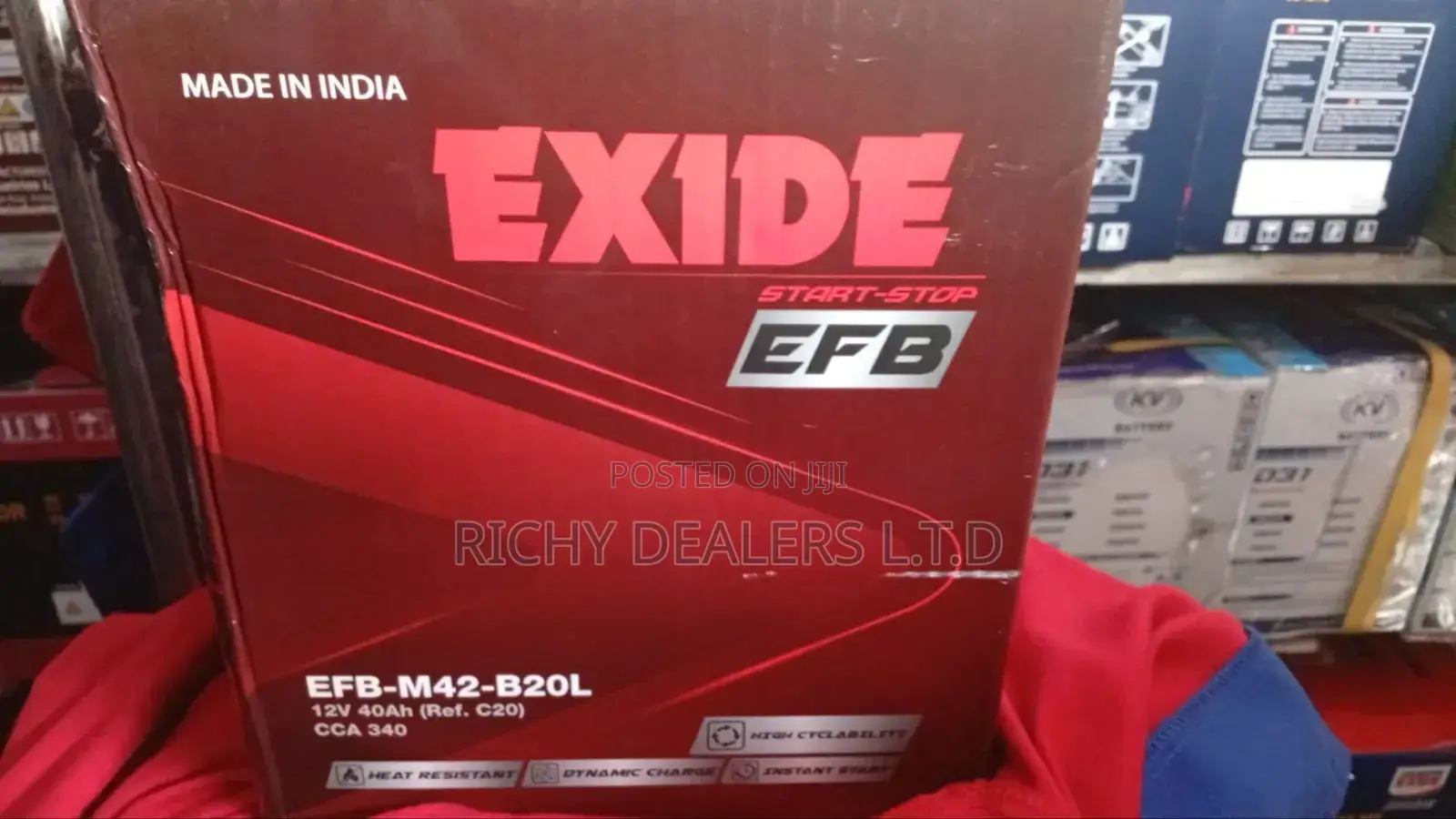 Efb M42 12v/40ah Start Stop Car Battery