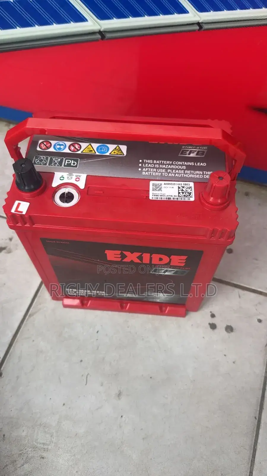 Efb M42 12v/40ah Start Stop Car Battery