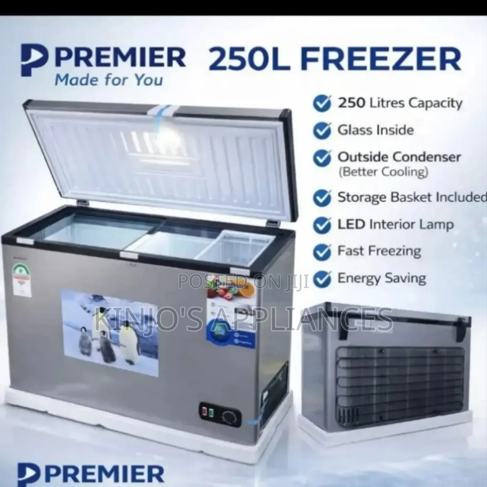 Premier 250litres Freezer