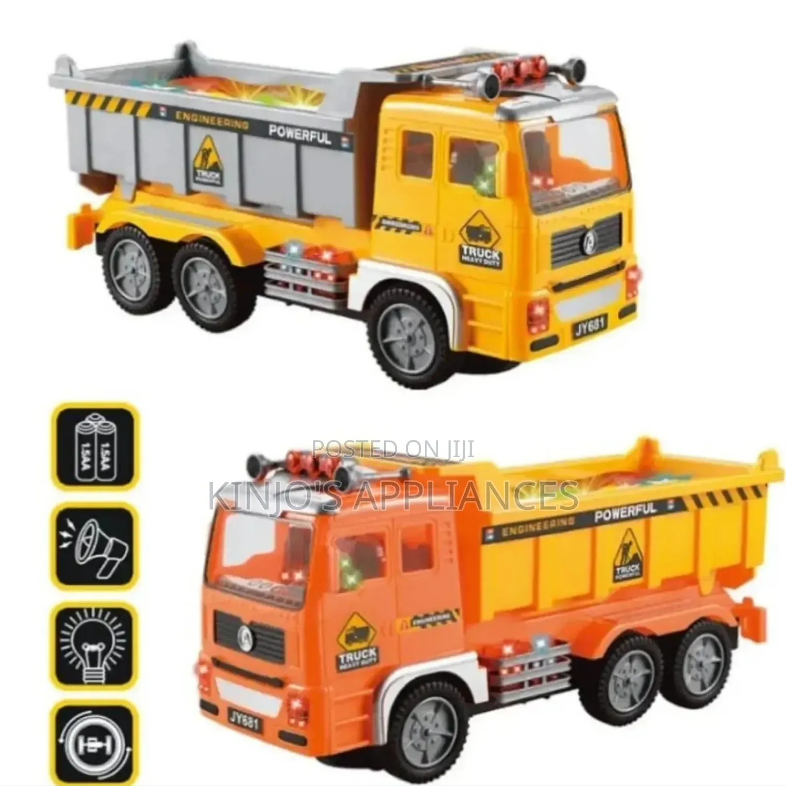 Construction Truck With Music And Lights