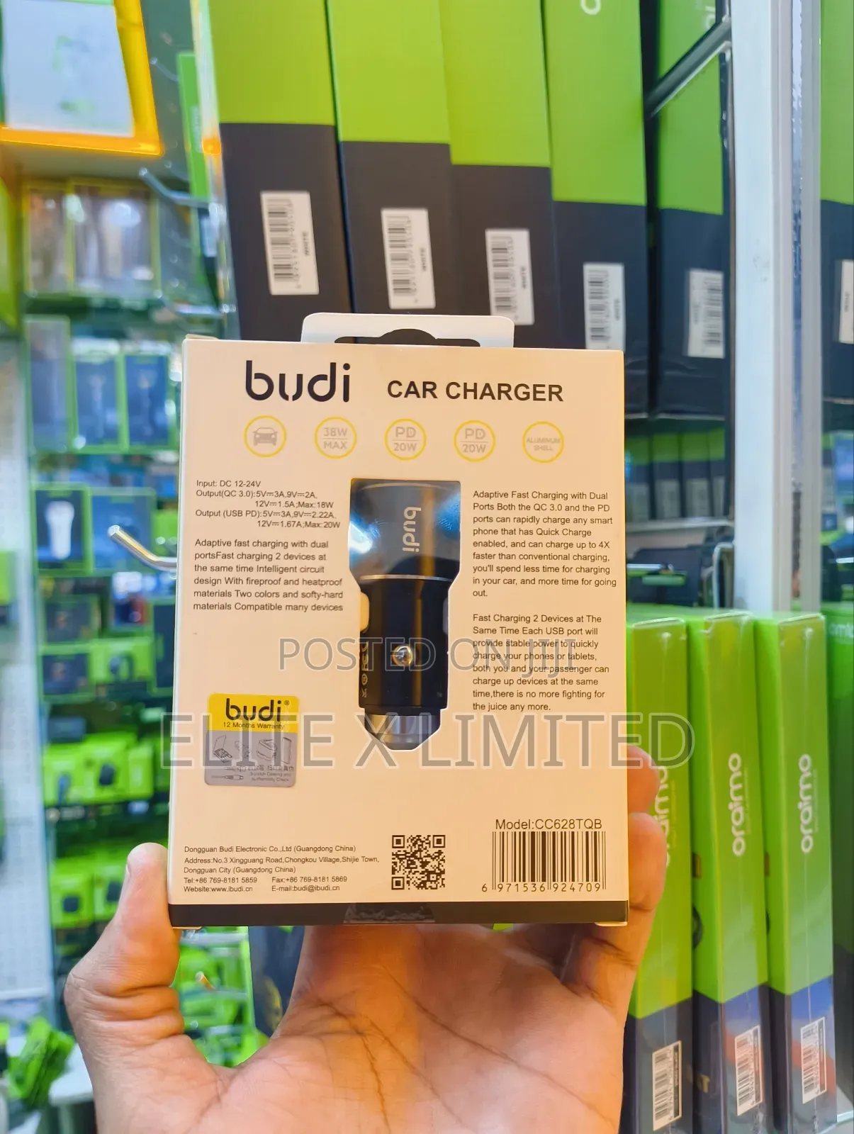 Budi Car Charger