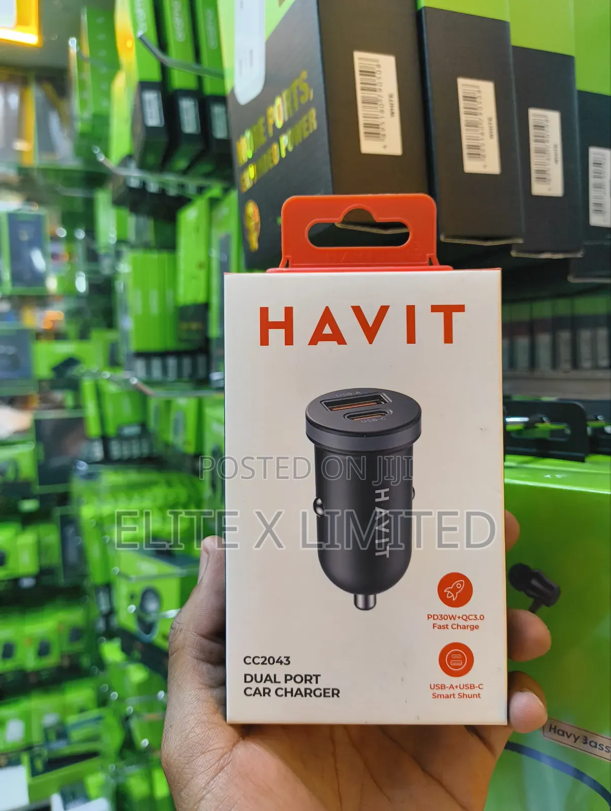 Havit Dual Port Car Charger