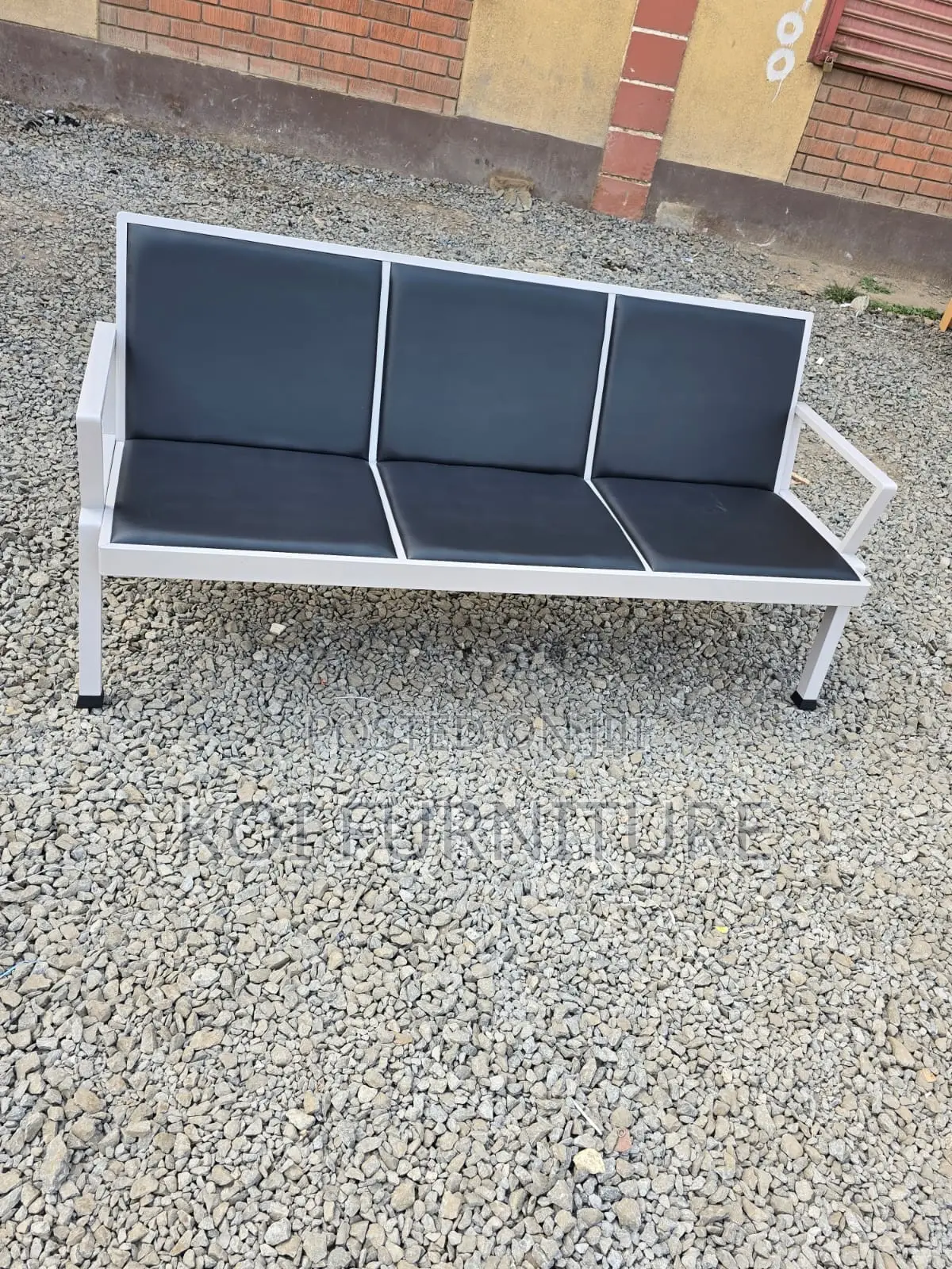 Office Bench; Three Seaters Heavy Padded Reception Bench
