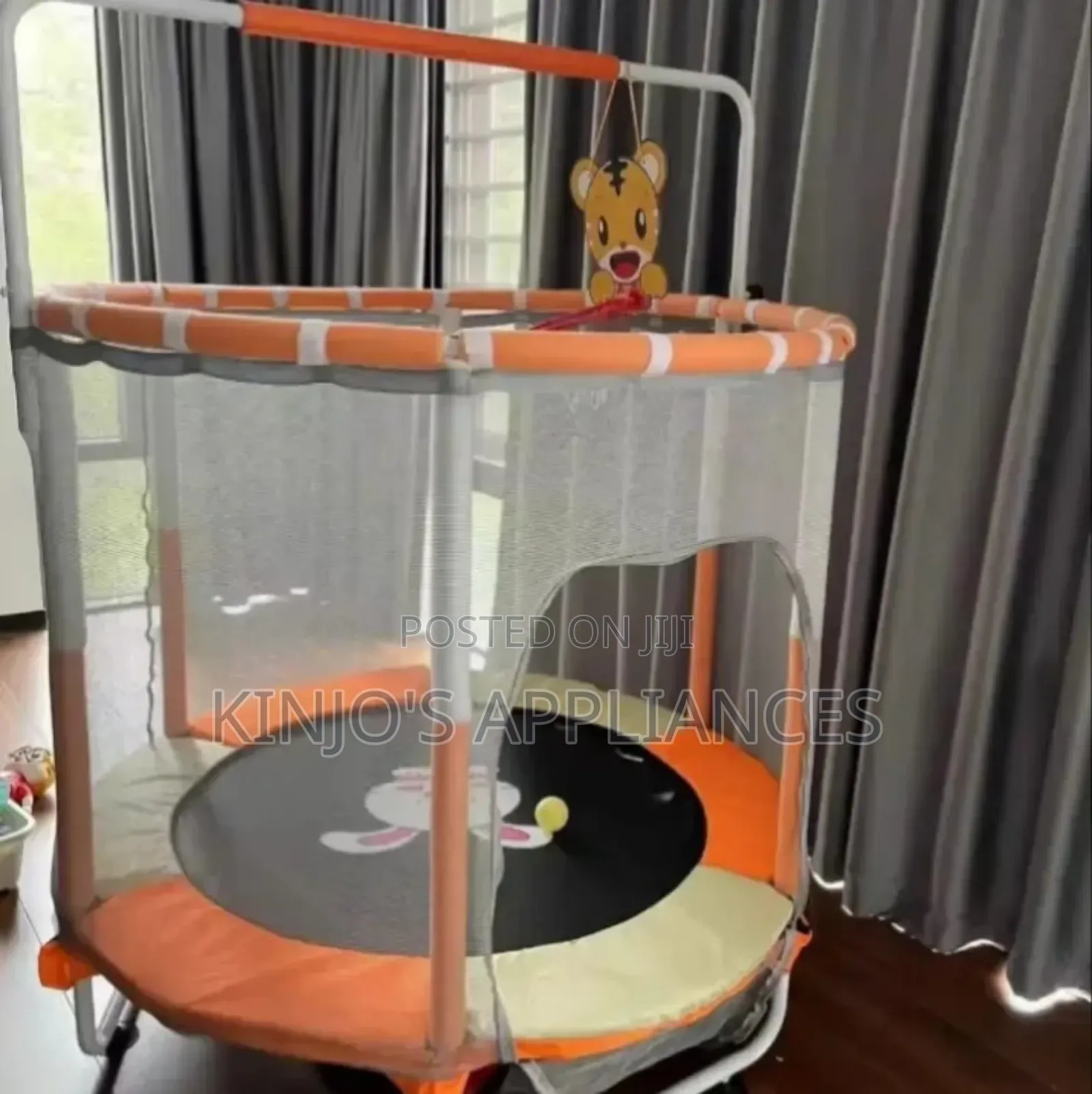 5ft Trampoline For Kids With Safety Enclosure