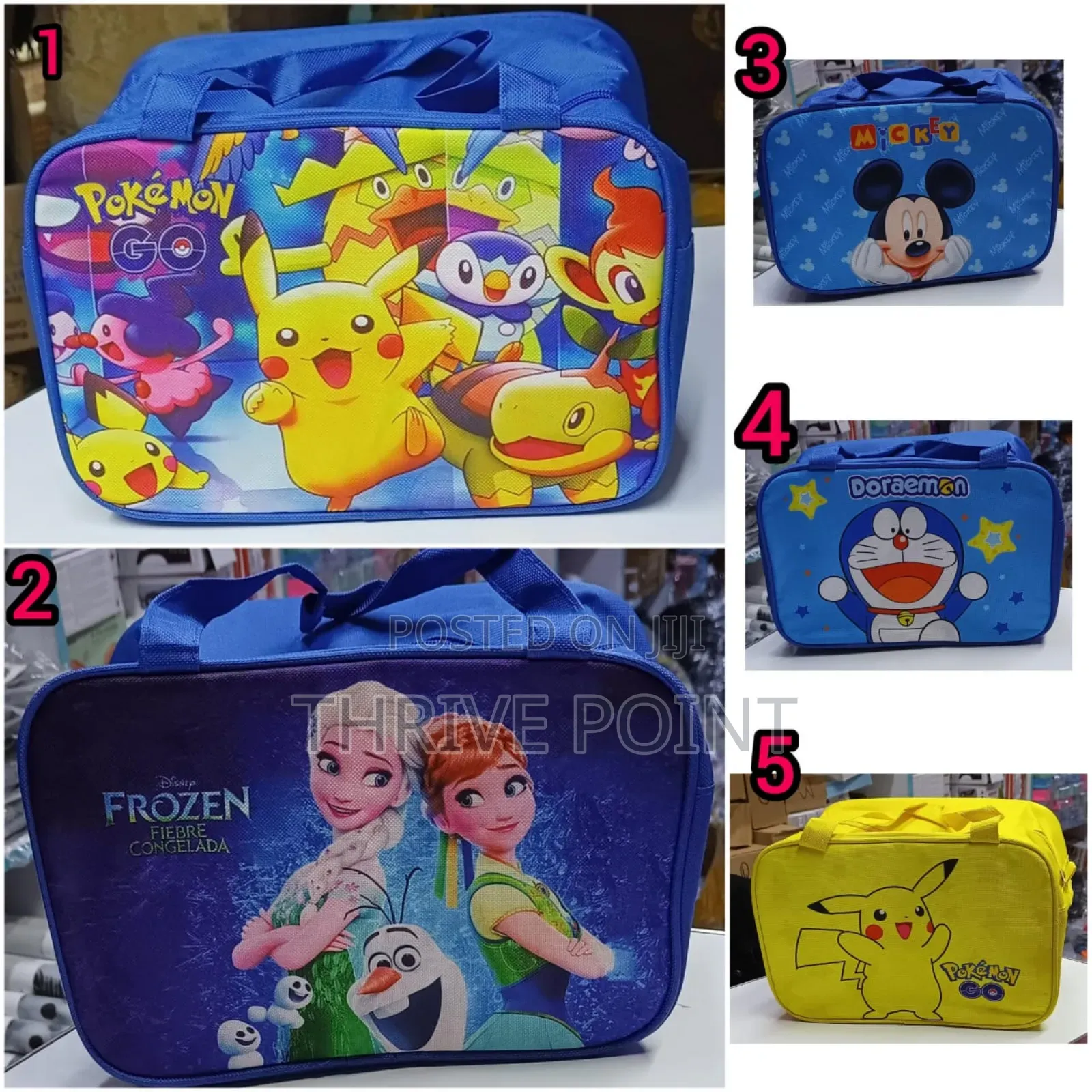 *Large Cartoon Lunch Bag