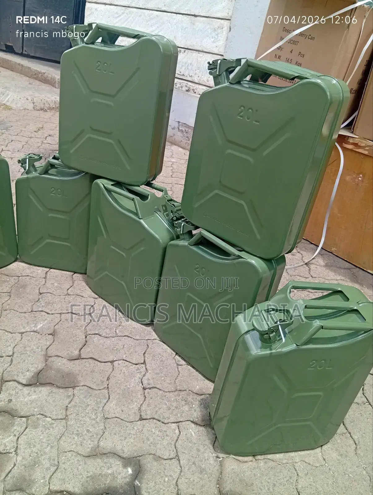 Portable Fuel Jerrycan Storage Fuel Can