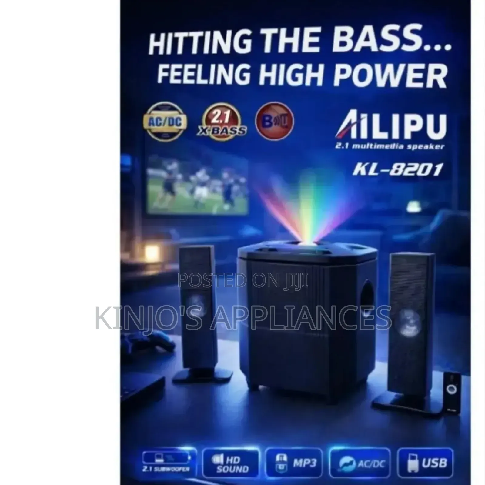 Ailipu 2.1 Subwoofer Kl-8201