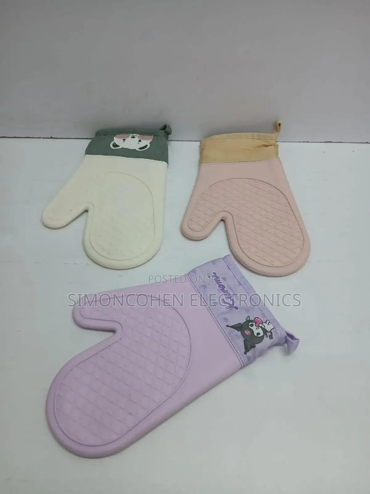 2pcs Silicone Insulated Oven Gloves
