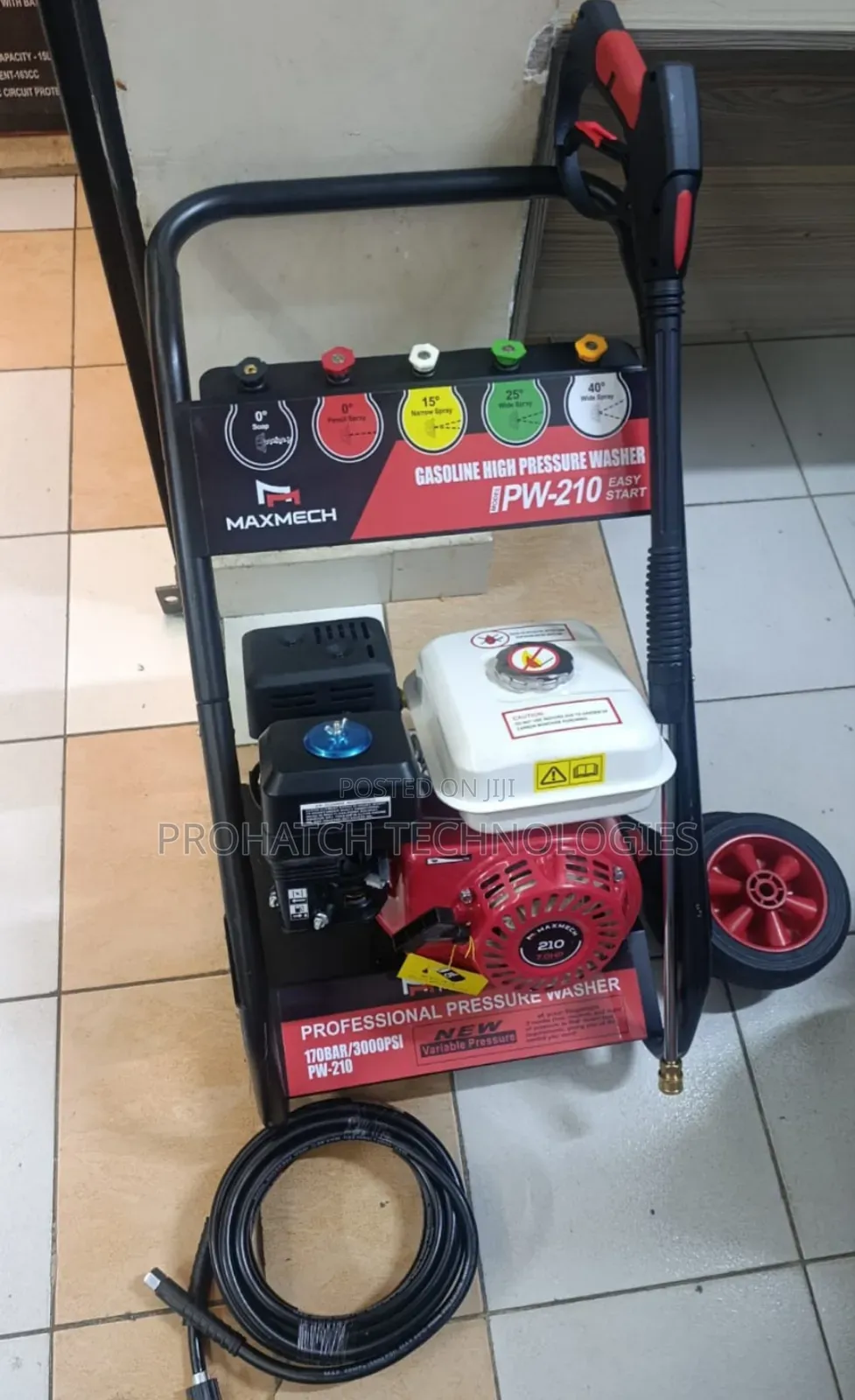 3000psi Maxmech Pressure Washer/Petrol