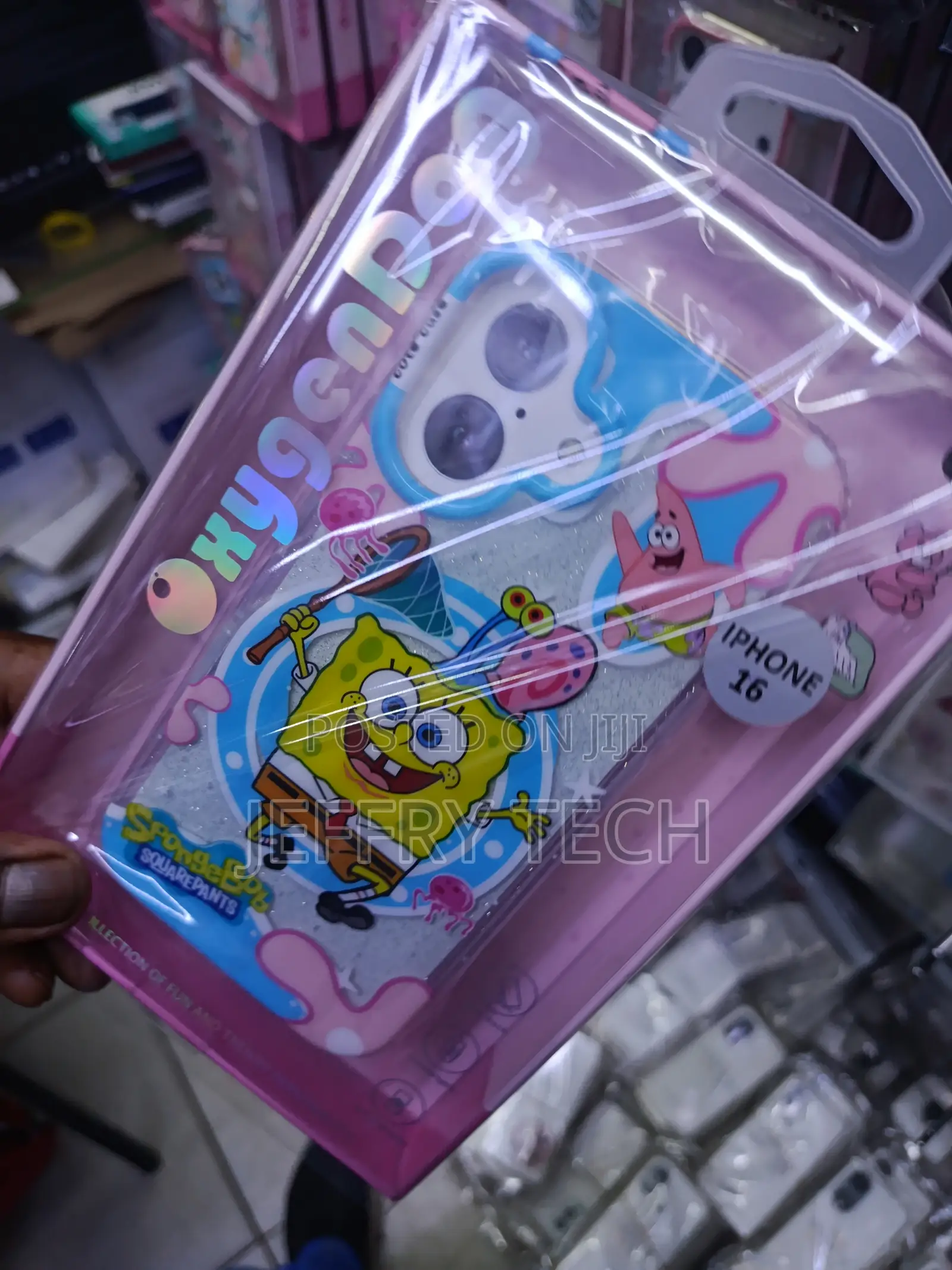 Spongebob Squarepants Themed Case Designed for the Apple iPhone 15.