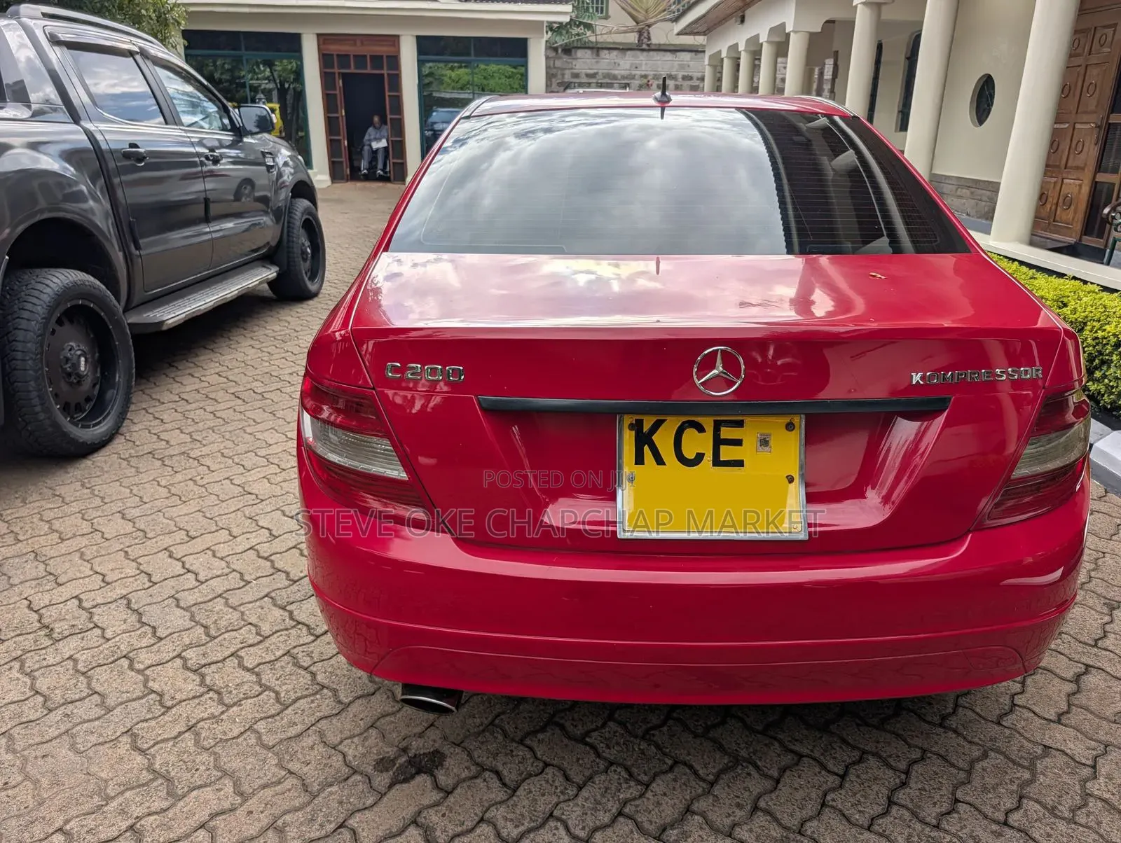 Mercedes-Benz C200 2008 Red