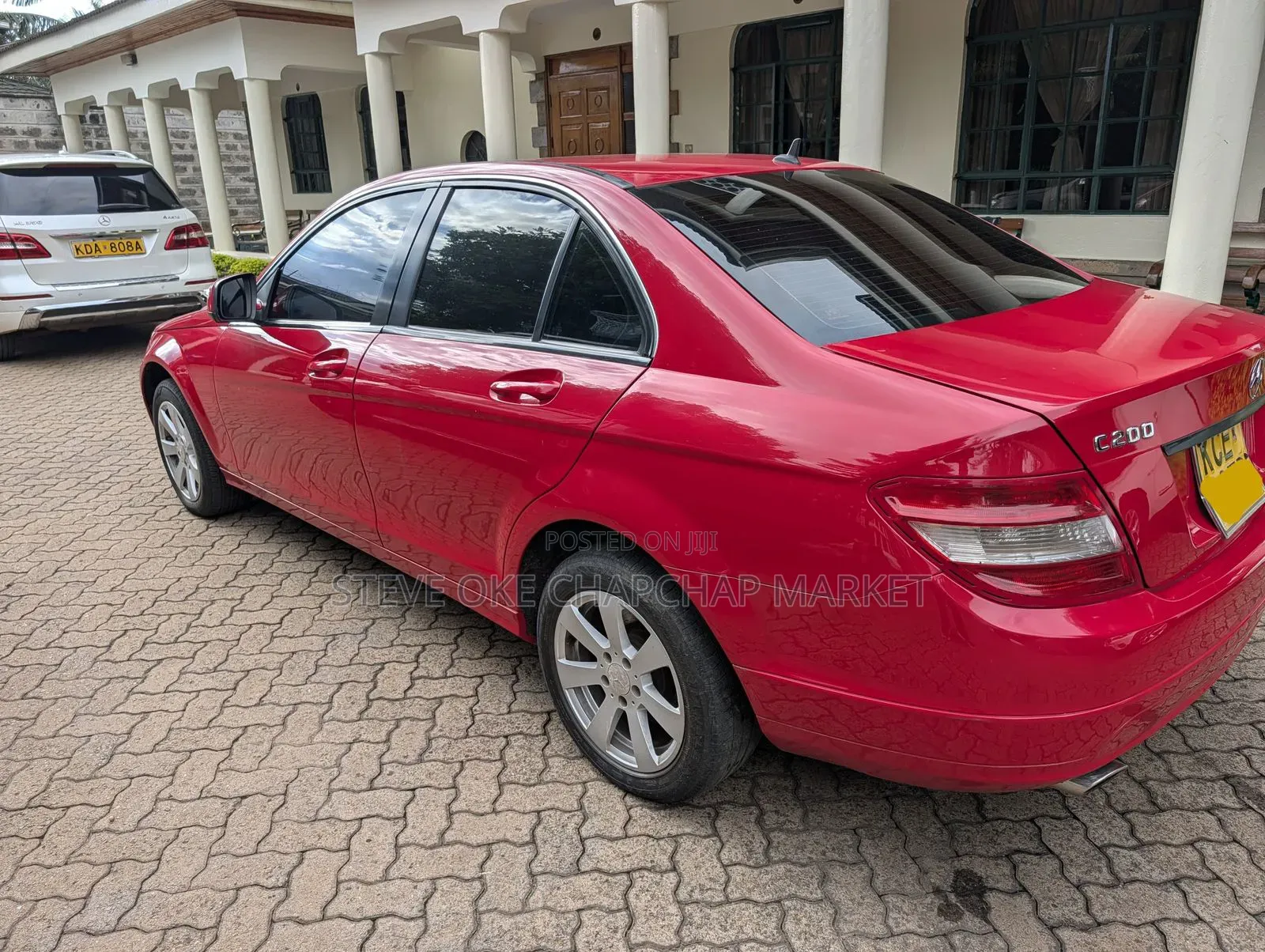 Mercedes-Benz C200 2008 Red