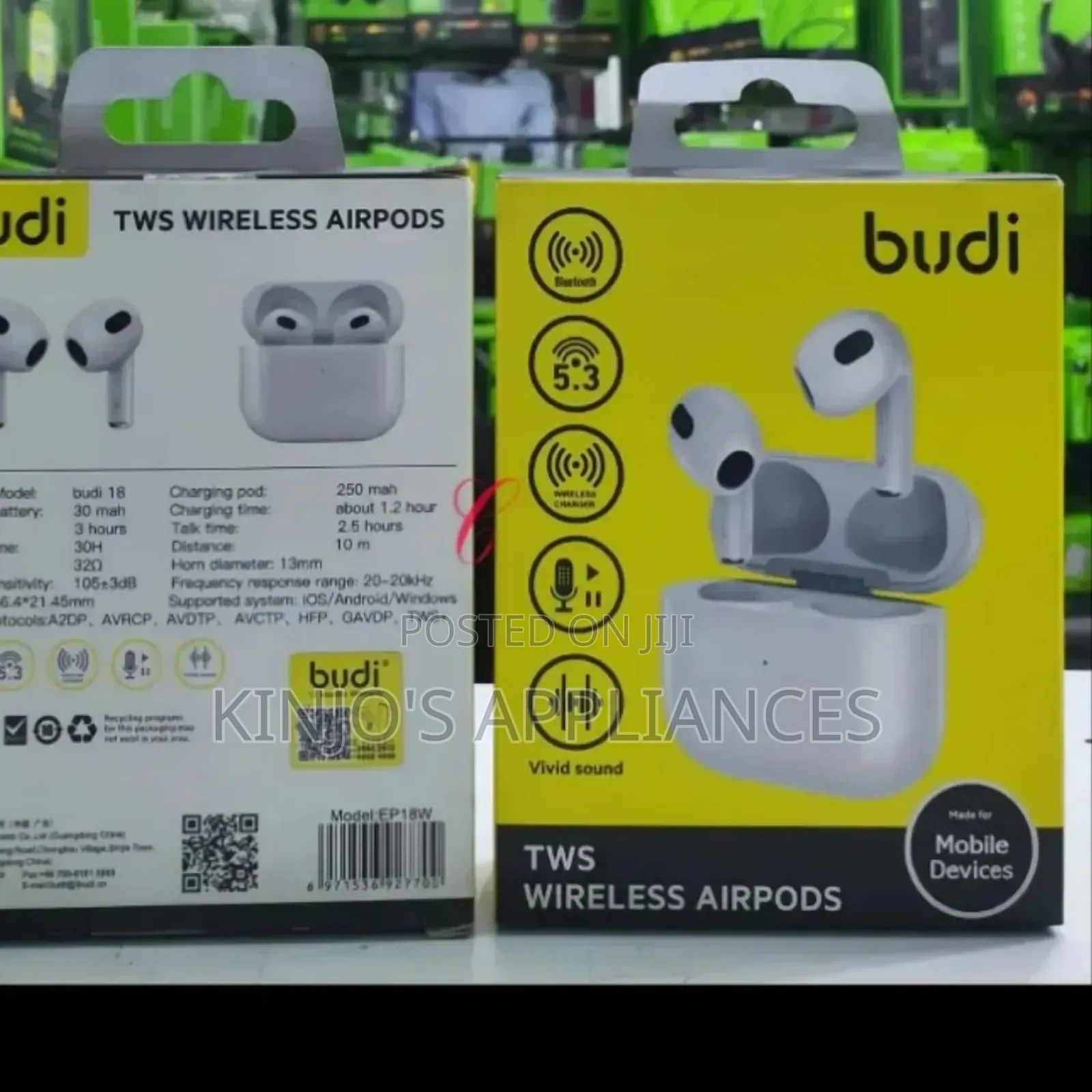 Budi Ep18w Tws Wireless Airpods