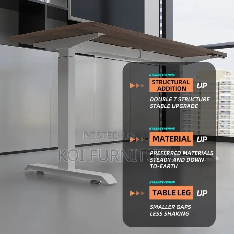 Office Table; Office Height Adjustable Standing Desk