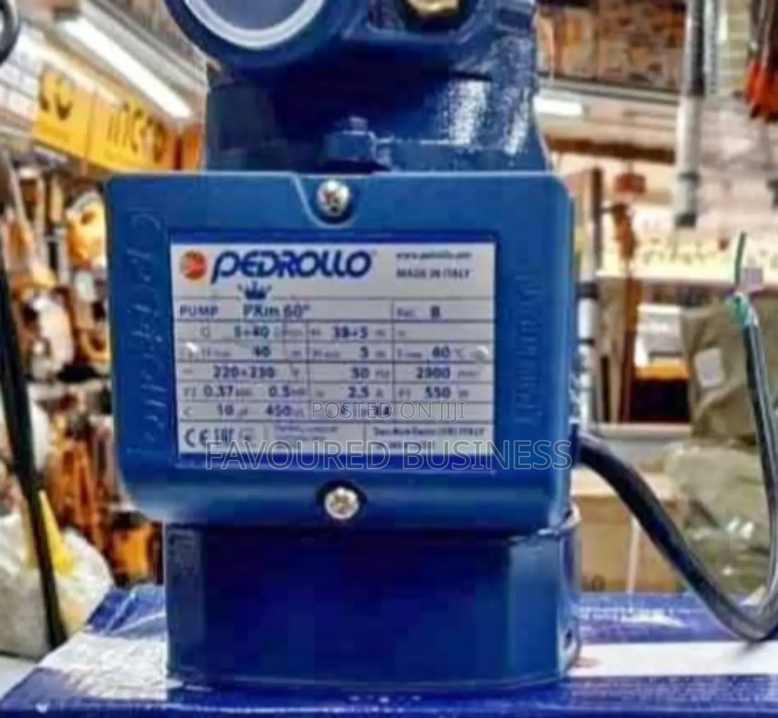 Heavy Duty 0.5 Pedrollo Water Pump/Low Noise Electric Water Pump