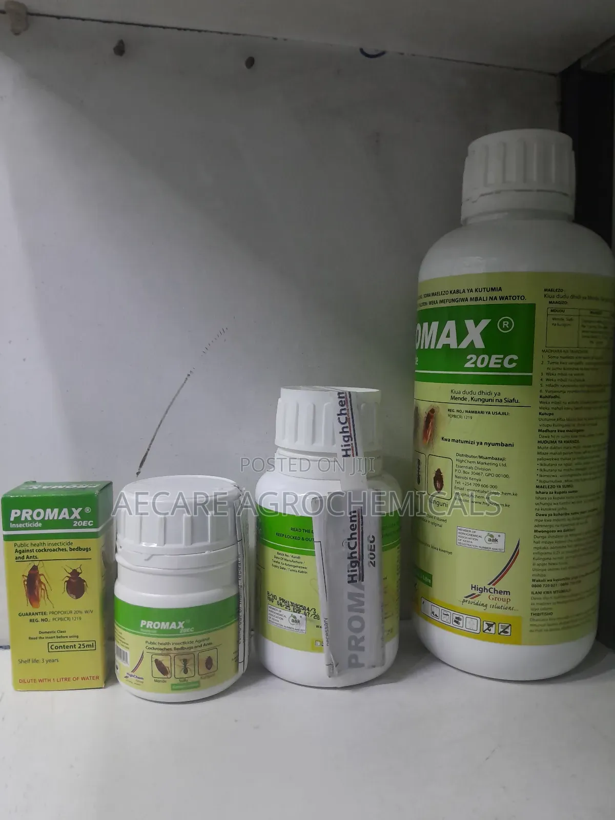 Promax 20ec Pesticide 25ml, 100ml, 250ml, 1 Litre