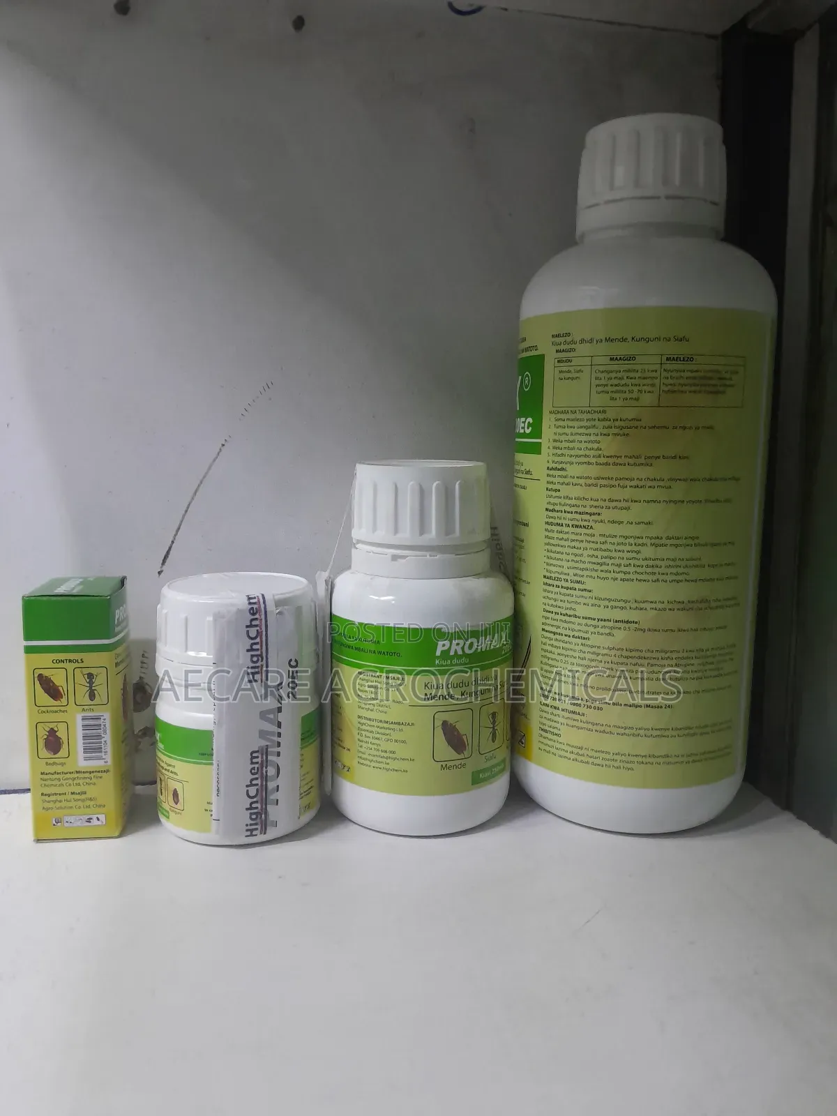 Promax 20ec Pesticide 25ml, 100ml, 250ml, 1 Litre