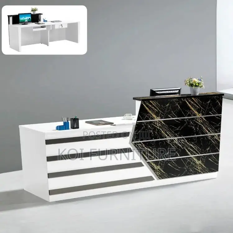 Reception Desk; 1.8m Executive Front Office Tone Reception Desk