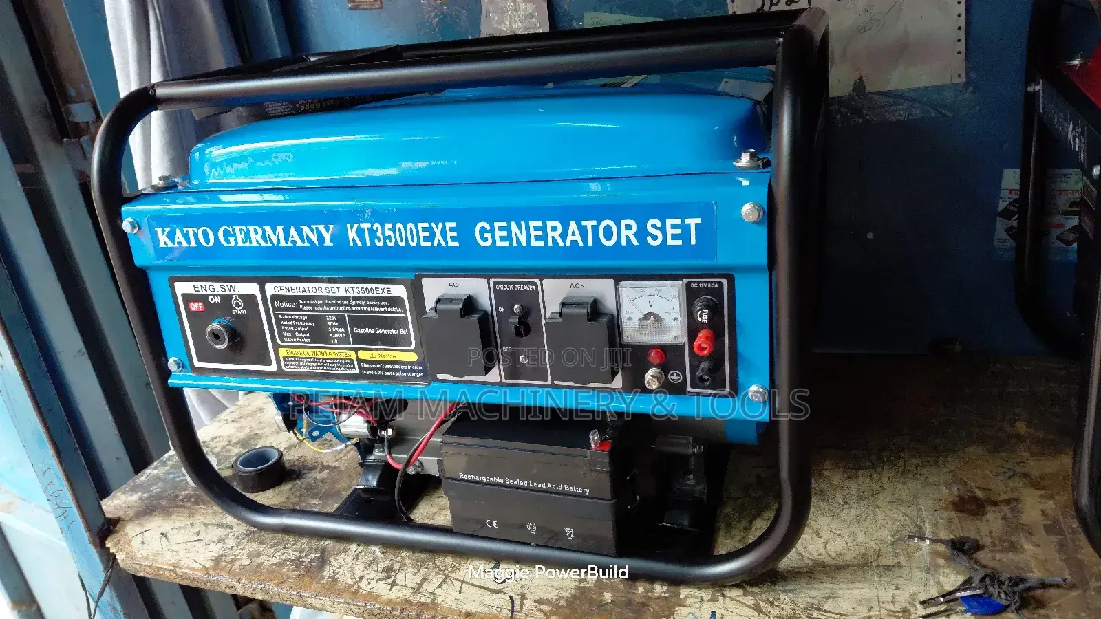 Kato Germany 4kva Kt3500e Keystart Petrol Powered Generator