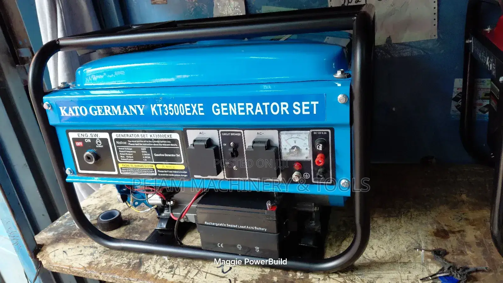 Kato Germany 4kva Kt3500e Keystart Petrol Powered Generator