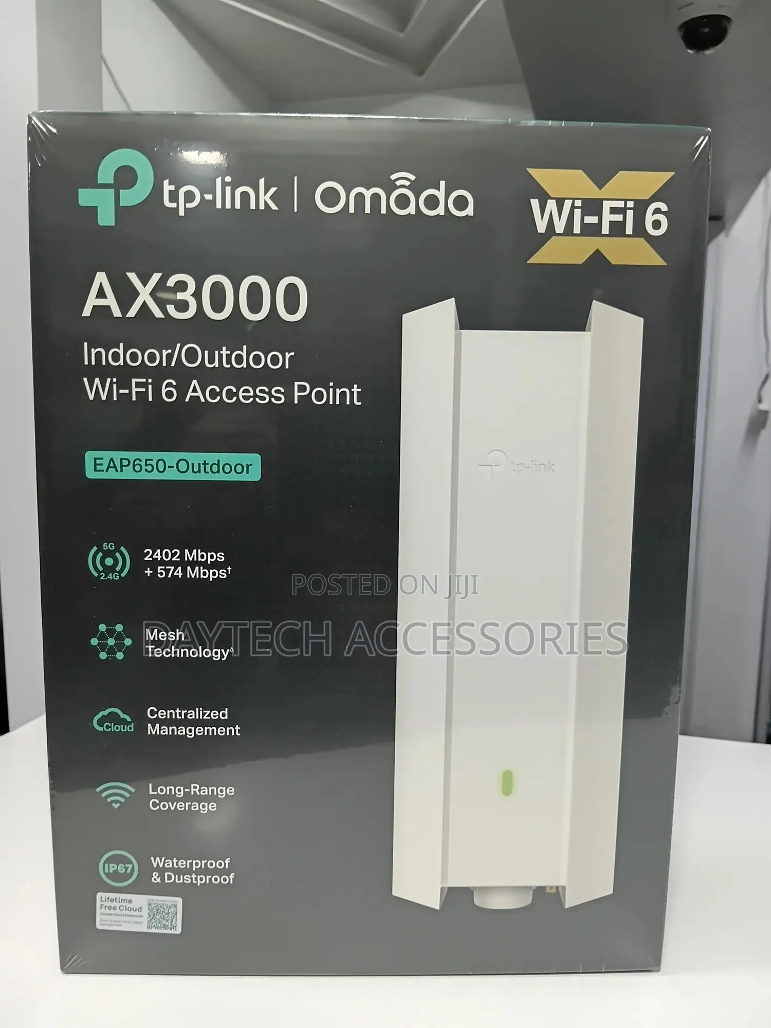 Tp-Link Eap650-Outdoor Ax3000 Wifi 6 Access Point.