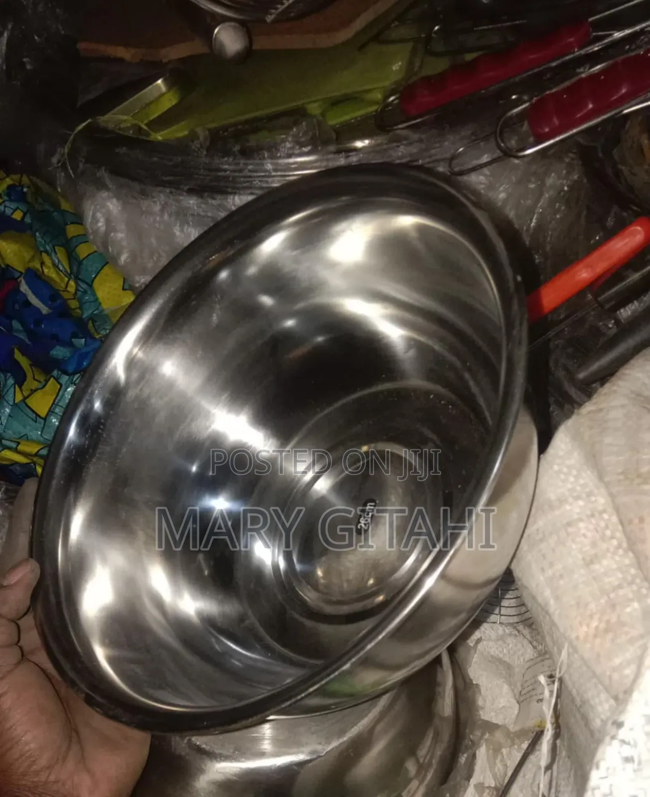 26cm Stainless Steel Mixing Bowl,