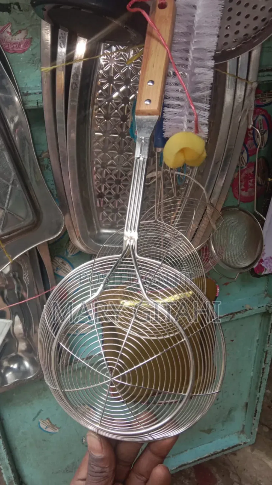 Deep Frying Mesh Spoon