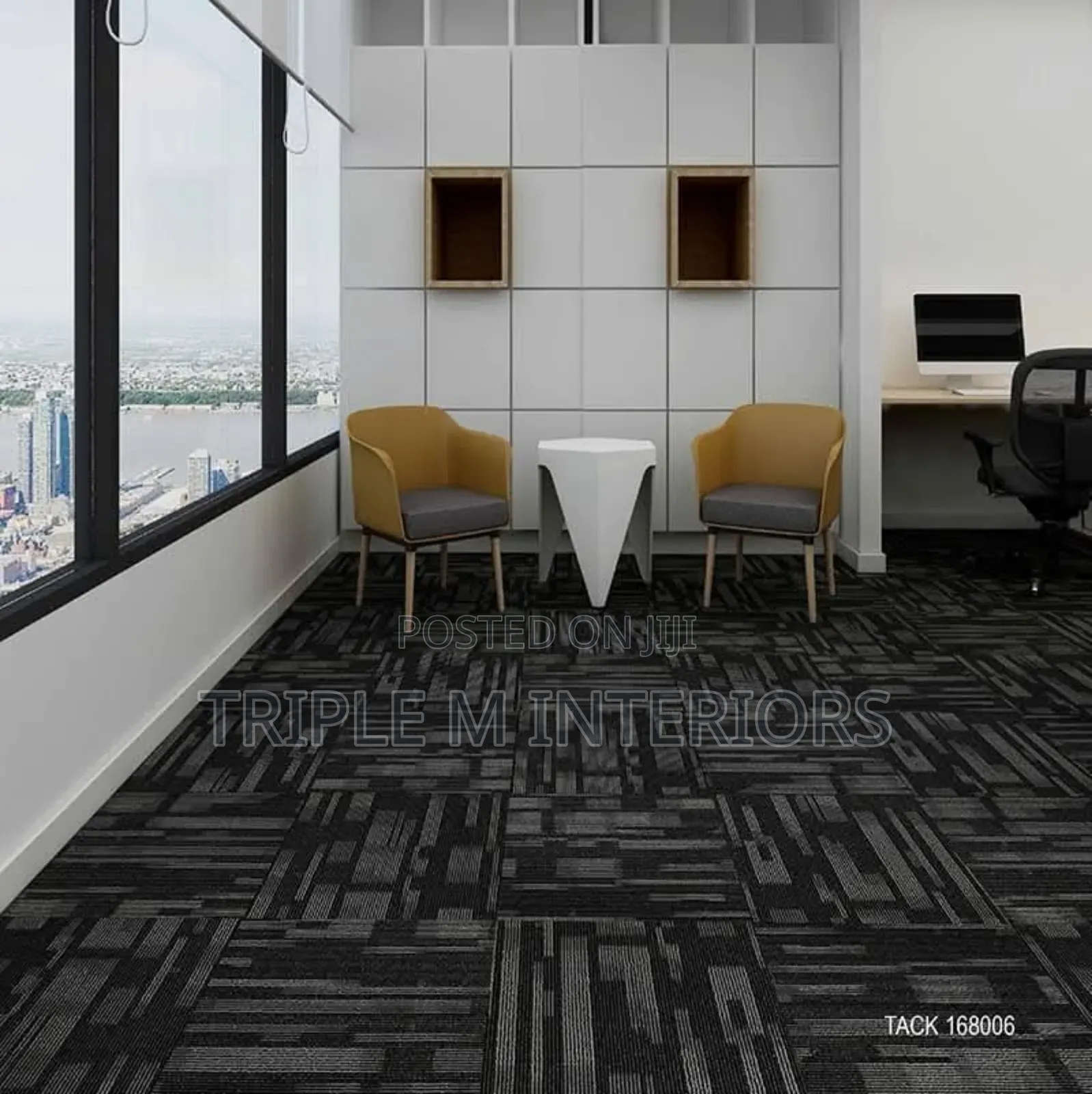 Premium Tile Carpet for a Modern Elegant Floor Finish