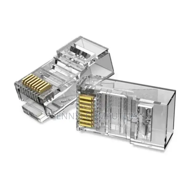 Vention Cat.6a Utp Rj45 Modular Plug Transparent 100 Pack