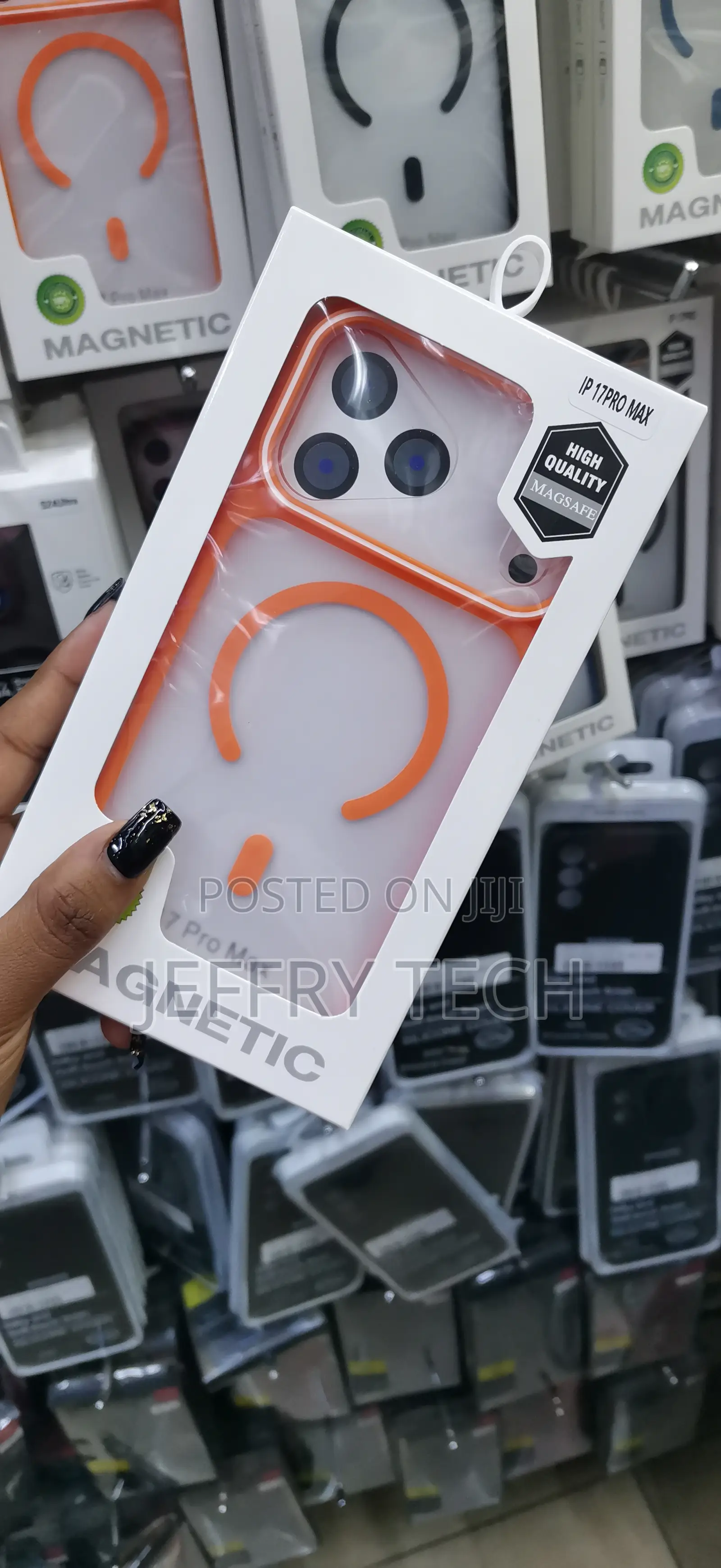 Transparent Magnetic Phone Case Apple iPhone 17 Pro Max