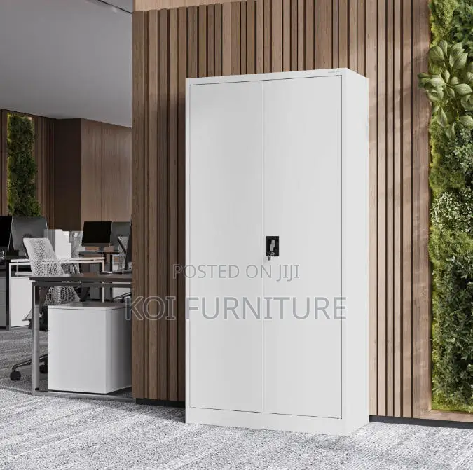 Office Cabinet; Two Doos Storage Cabinet With Locking Mechanism