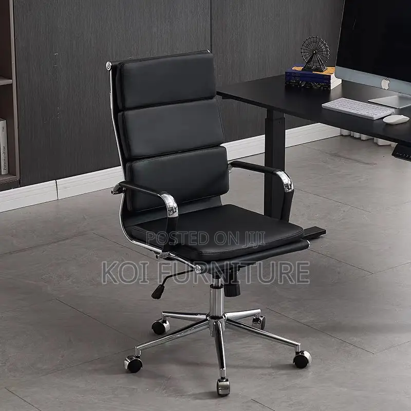 Office Chairs; High Back Iconic Mid Backrest Ribbed Executive Chair