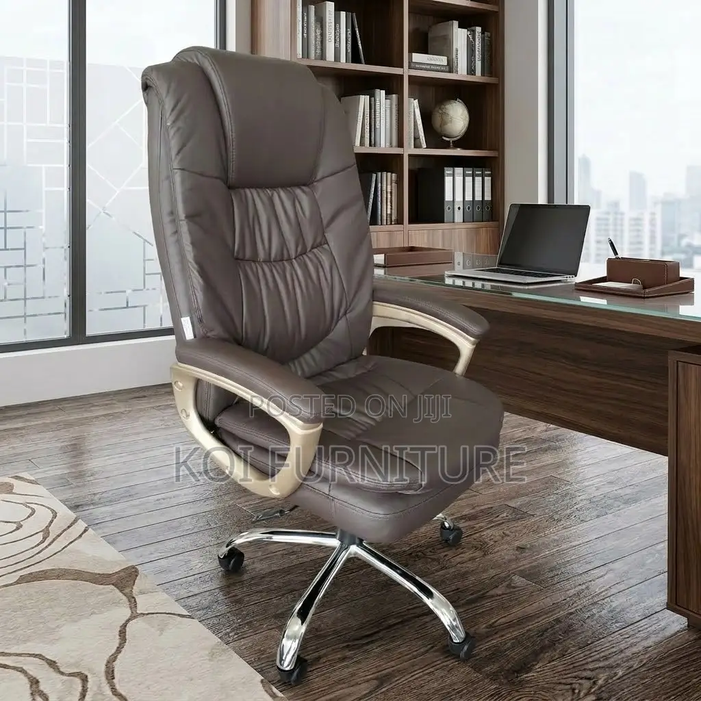 Office Chairs; Grand Executive High Back Leathee Premium Chairs