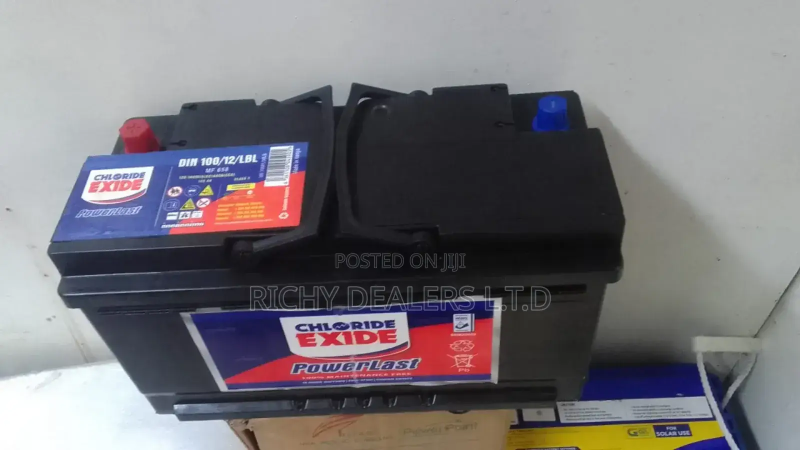 Chloride Exide Din100mf Car Battery