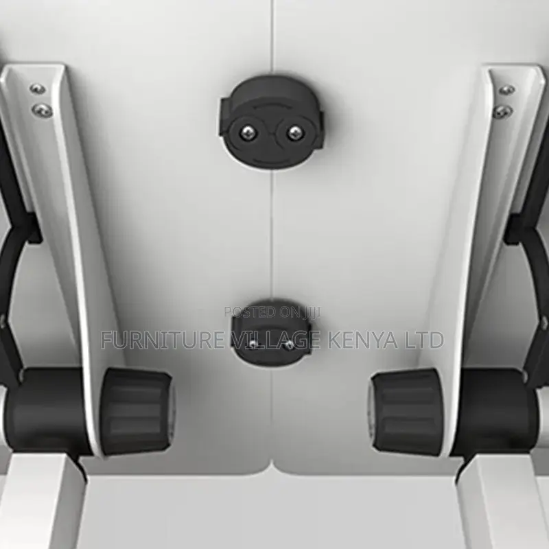 Office Table ;White Meeting Table With Foldable Design