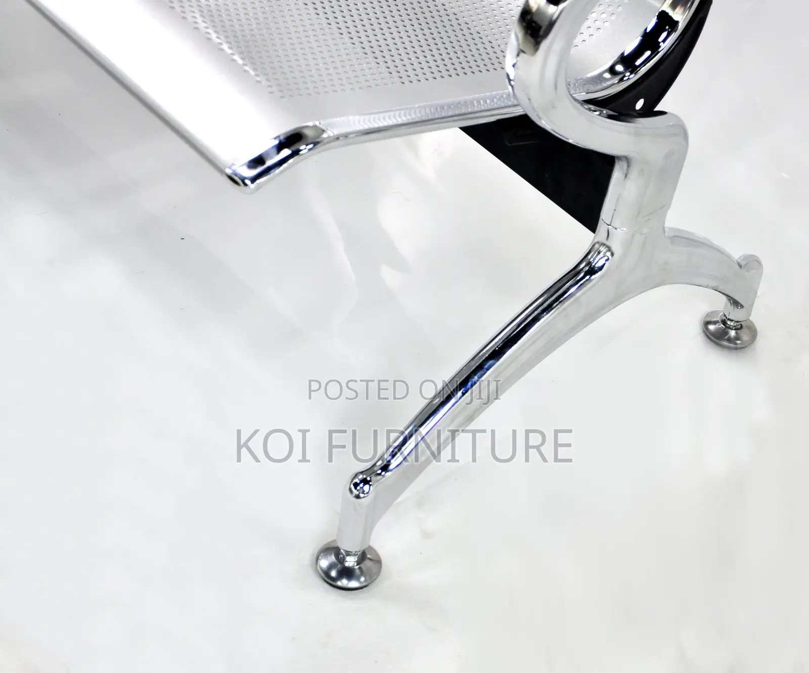 Office Benches; Steel Gray Heavy Two Seaters Bench