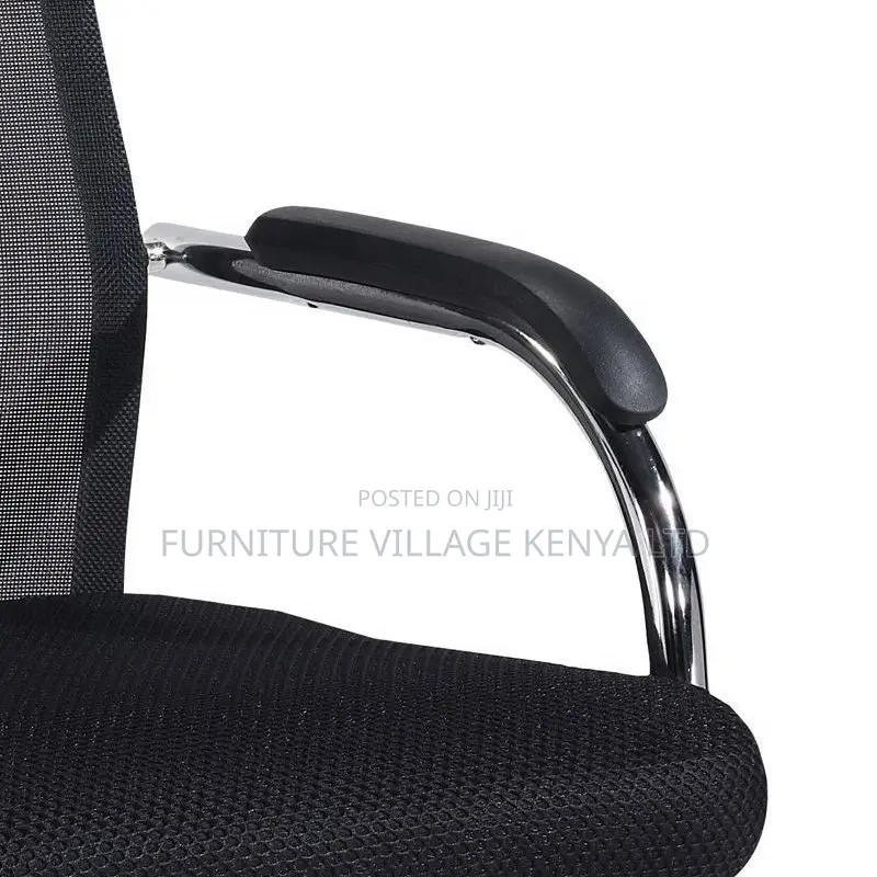 Office Chair ; Black Mesh Chair With Armrests for Office