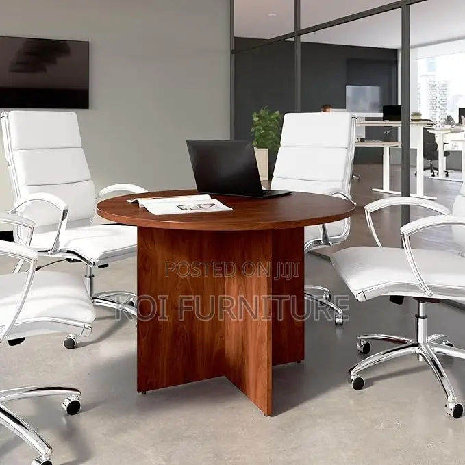 Boardroom Table; 1.2m Round Surface Meeting Boadroom Table