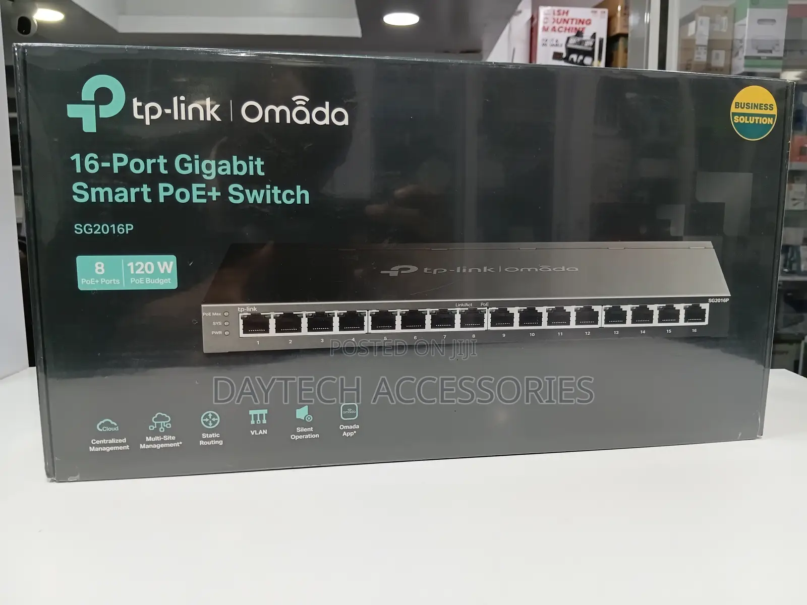 Tp-Link Omada Sg2016p Jetstream 16-Port Gigabit Smart Poe+ Switch.