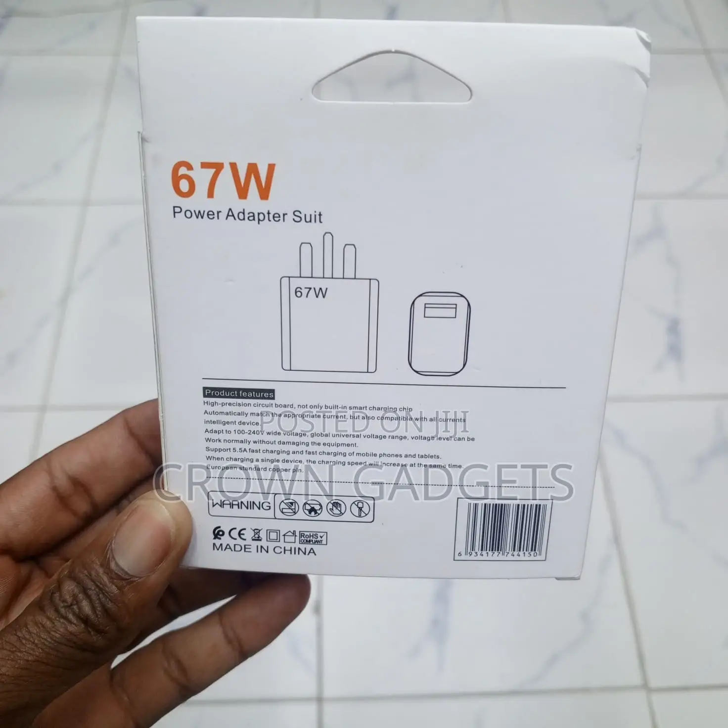 67w Fast Charger Adapter With Cable Xiaomi Redmi Type-C