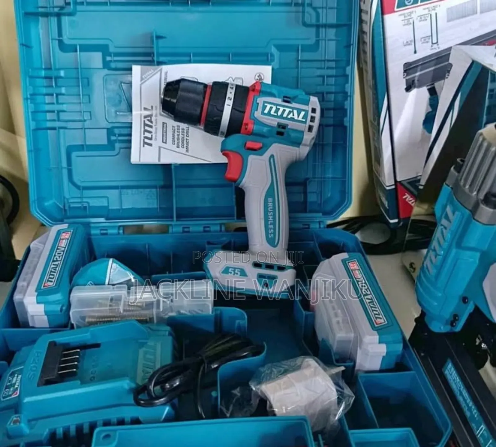 Total Brushless Cordless Drill With Impact Function 20v